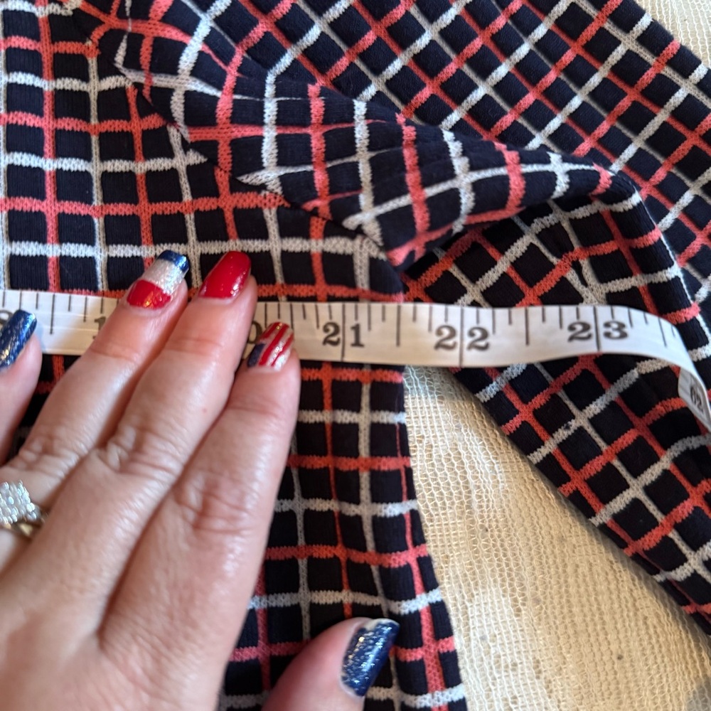 Cos Checked Button Front Sweater Jacket - image 5